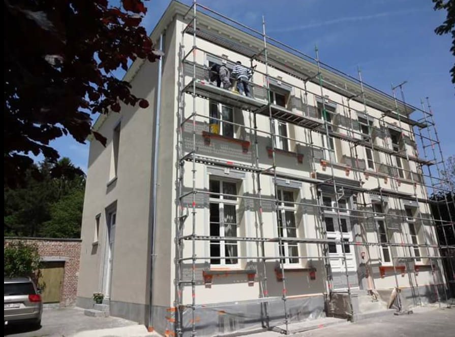 en cours des travaux